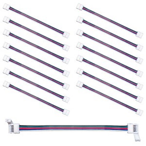 Armacost Lighting 5 Pin RGB+W LED Strip Light 6 in Tape to Tape Connector Light Accessory - 1 of 4