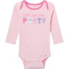 Onesies Brand Baby Girls' 4-Piece Onesies Bodysuits and Pants - 4 of 4