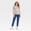 Short Sleeve Ribbed Seamless Maternity T-Shirt - Isabel Maternity by Ingrid & Isabel™ - 3 of 3