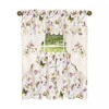 Kate Aurora Embellished Butterflies Garden Kitchen Curtain Tier & Swag 3 Piece Set - image 2 of 4