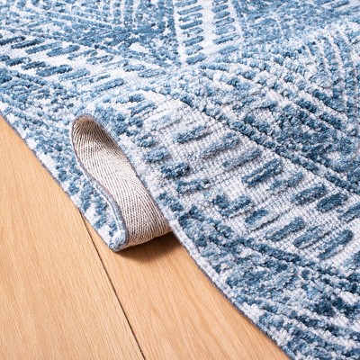 Roslyn ROS701 Hand Loomed Area Rug - Blue - 5'x8' - Safavieh.