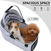 Itopfox Extra Large Pet Stroller for 3 Small Pets up to 50lbs, Heavy-Duty Stable Stroller with Shock Absorbing Wheels & Locking Brakes for Walking - 4 of 4
