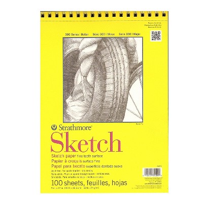 Strathmore 300 Series 12" x 9" Sketch Pad 100 Sheets/Pad (26777-PK2)