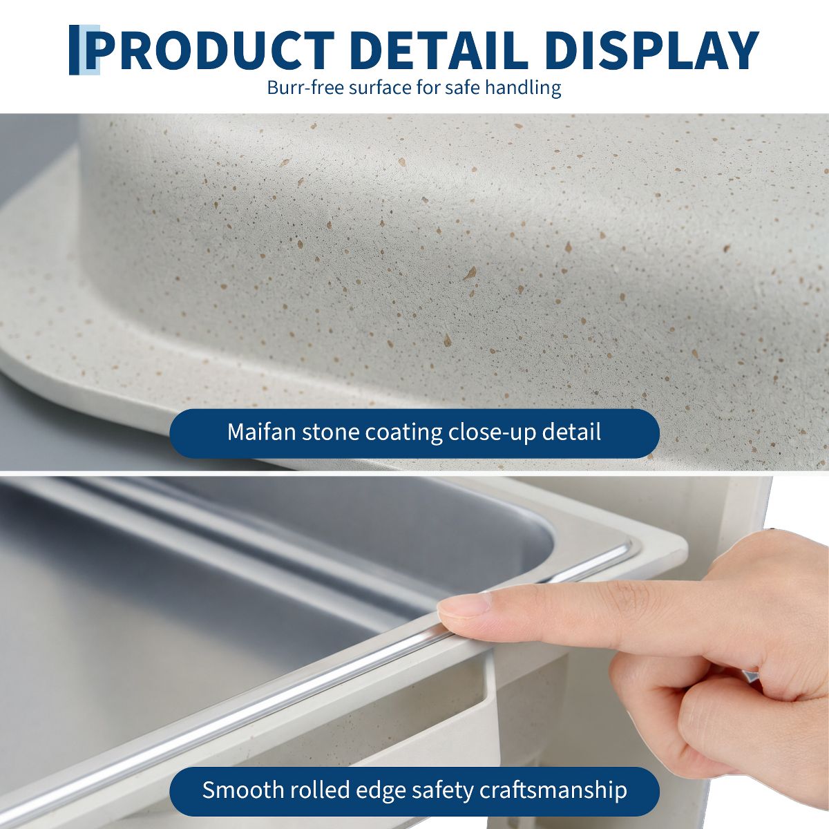 Chafing Dish Buffet Set, Rectangle Catering Warmer Server - thumbnail 8
