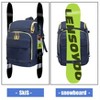 Wikineon 50L Blue Travel Ski Backpack – Perfect for Ski Travel with Ample Storage, Sleek Design, and Durable Build for All Winter Adventures - 3 of 4