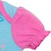 Sesame Street Abby Cadabby Newborn Baby Girls Costume Short Sleeve Bodysuit & Hat Blue 0-3 Months - 4 of 4