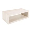 Royal Hampton Minimalist Open Frame in Rustic Mango Wood Coffee Table, 58 Inch - 4 of 4
