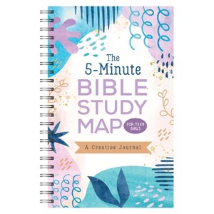 The 5-Minute Bible Study Map for Teen Girls - (Faith Maps) by  Compiled by Barbour Staff (Spiral Bound) - 1 of 1