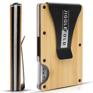 Urban Sombrero JiggleFold Slim Minimalist Wallet - Men's Front Pocket Credit Card Holder & Money Clip - 1 of 4