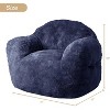 Bean Bag Chair with Armrests, Soft Beanbag Sofa for Kids & Adults with Filler, High-Density Foam Lounge Chair for Gaming, Reading - 2 of 4