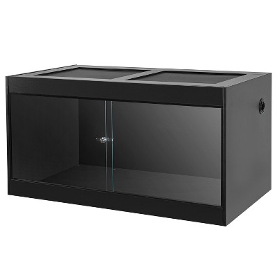 REPTIZOO 120Gallon Black Wooden Reptile Terrarium