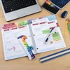 Global Datebooks Secondary Student Planner AY 2024-2025 - Matrix Style - 8.5"x11" (Halftone Blue) - 3 of 4