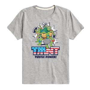 Boys' - Teenage Mutant Ninja Turtles - Turtle Power Americana Short Sleeve Graphic T-Shirt - 1 of 4