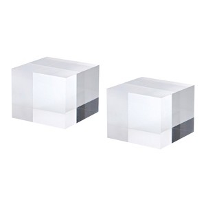 Unique Bargains Sturdy Polished Acrylic Elegant Ring Jewelry Display Riser - 1 of 4