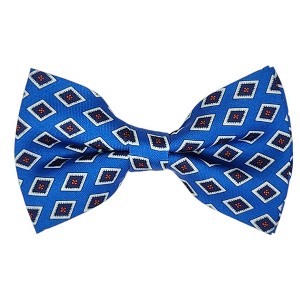 Men's Geometric Design 2.75 W And 4.75 L Inch Pre-Tied adjustable Bow Tie - 1 of 3
