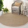 Natural Fiber Twill Plain Seagrass NF111 Indoor Rugs - Safavieh - 2 of 4
