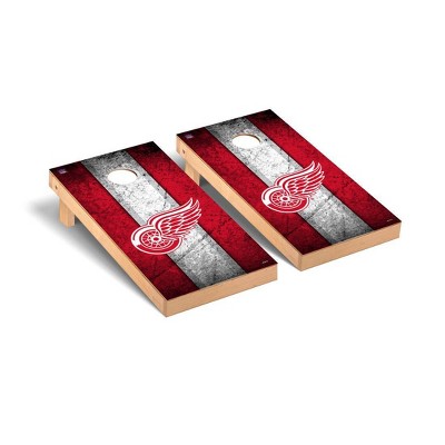 NHL Detroit Red Wings Premium Cornhole Board Vintage Version
