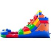 Pogo Bounce House Crossover Kids Inflatable Water Slide, Building Block no blower, 12 ft - 4 of 4