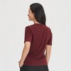 Women's Short Sleeve Wool-Blend T-Shirt - A New Day™ - 2 of 4