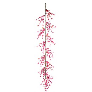 Transpac Foam 60 in. Orange Autumn Contemporary Graceful Garland - 1 of 2