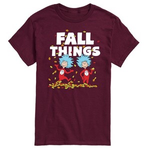 Men's - Dr. Seuss - Fall Things Short Sleeve Graphic T-Shirt - 1 of 4