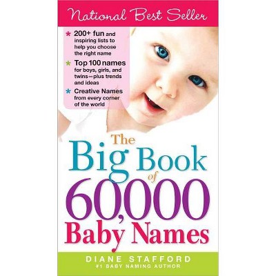 The Big Book of 60,000 Baby Names - by  Diane Stafford (Paperback)