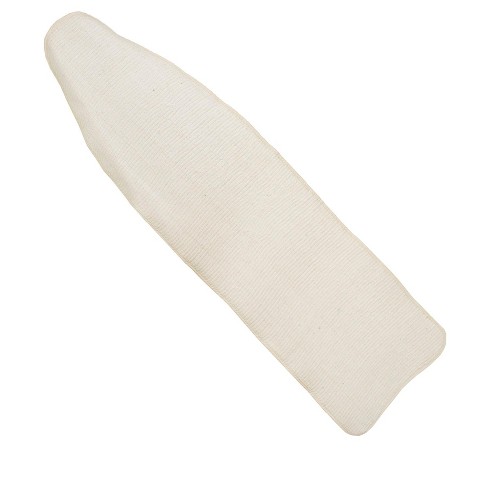 Household Essentials Wide Top Ironing Board Replacement Cover and Pad, Natural
