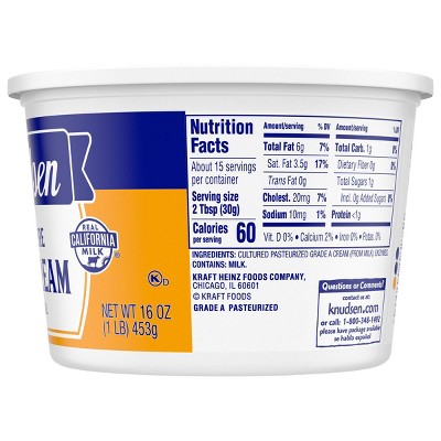 Knudsen Sour Cream - 16oz