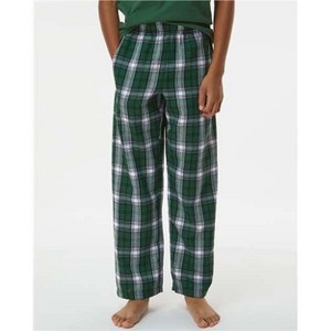 ER PRO Youth Boy Pajama Pants Flannel Plaid Cotton Soft & Comfort Sleepwear & Loungewear - 1 of 4
