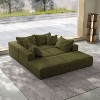 NicBex Couches for Living Room 162" Cloud Sofa Sectional Sofa Couch Set L Shaped Free Combination Sofa Couch With 6 Pillows - 2 of 4