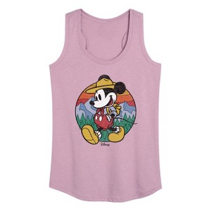 Women's - Disney - Mickey & Friends Graphic Racerback Tank - 1 of 4
