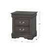 NicBex Nightstand with 2 Drawers,Modern Side Table with Storage Space and Wood Frame,Bedside Table for Bedroom,Living Room - 3 of 4