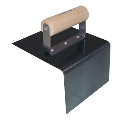 Bon Tool 82-235 Step Tool - Outside Blue Steel 6-inch X 6-inch - 3/4-inch Radius 4-inch Lip Wood Handle