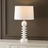 Loza Table Lamp - 27.25 Inch Height - TBL4555 - White Washed - Safavieh - 4 of 4