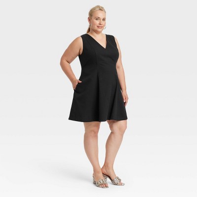 Women's Fit & Flare Mini Dress - A New Day™
