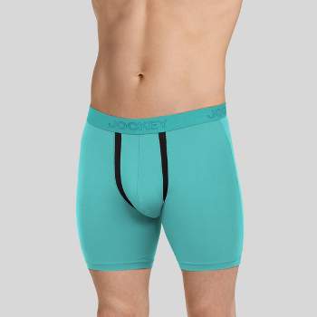 Evolve Men's Cotton Stretch No Show Trunk Underwear Multipack Lime