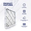 Trion MERV 11 Air Bear 20 x 20 x 1" High Efficiency High Dust Holding Capacity Pleated HVAC Filter with Durable Double Wall Frame Design, 64Pack - 3 of 4