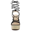 Allegra K Women's Espadrilles Platform Wedges Heel Lace Up Sandals - image 2 of 4