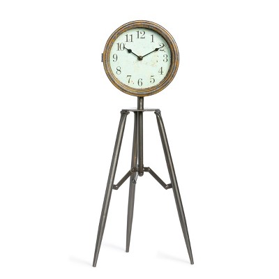 Park Hill Collection Telescope Tripod Desk Clock