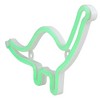 Northlight 12" Green Brontosaurus LED Lighted Neon Dinosaur Silhouette - image 3 of 4