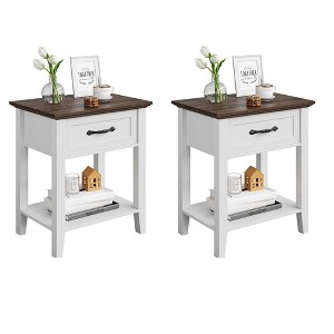 Nightstand Modern End Table Side Table with Storage Drawer - 1 of 4