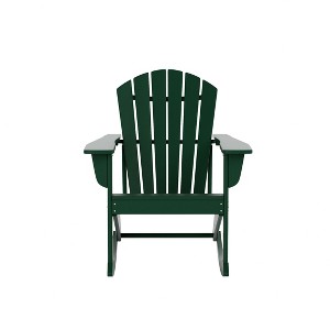 WestinTrends Outdoor Patio Poly Adirondack Rocking Chair Rocker - 1 of 3