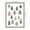 Amanti Art 12 Tiny Holiday Trees by Patricia Shaw Canvas Art Framed - 3 of 4