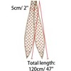 Allegra K Women's Fashion Skinny Scarves Hair Band Ribbon Bag Accessory Neckerchief - 3 of 4