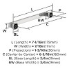 Amerock Hybridize 6-5/16 Inch Center-to-Center Pull for Cabinets, Drawers, and Furniture - 4 of 4