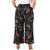 Agnes Orinda Women's Plus Size Mid Rise Casual Wide Leg Long Palazzo Pants - image 4 of 4