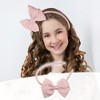 Unique Bargains Bow Headband Fashion Cute Polyester Hairband for Teenager 5.9x4.4 Inch - 2 of 4