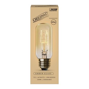 Feit - The Original - Vintage - Incandescent Bulb - E26 (Medium) - Soft White - 60 W - T12 - 1 Pack - Case of 6 - 1 of 1