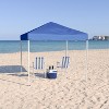Emma and Oliver 8'x8' Weather Resistant Easy Pop Up Slanted Leg Canopy Tent with Carry Bag - image 2 of 4
