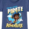 Girls' - Santiago of The Sea - Another Awesome Pirate Adventure Fitted Short Sleeve Graphic T-Shirt - 2 of 4
